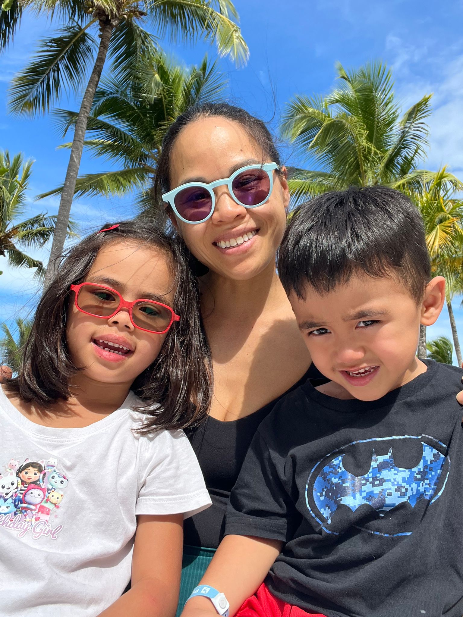 Dr. Sarah Fong with her children